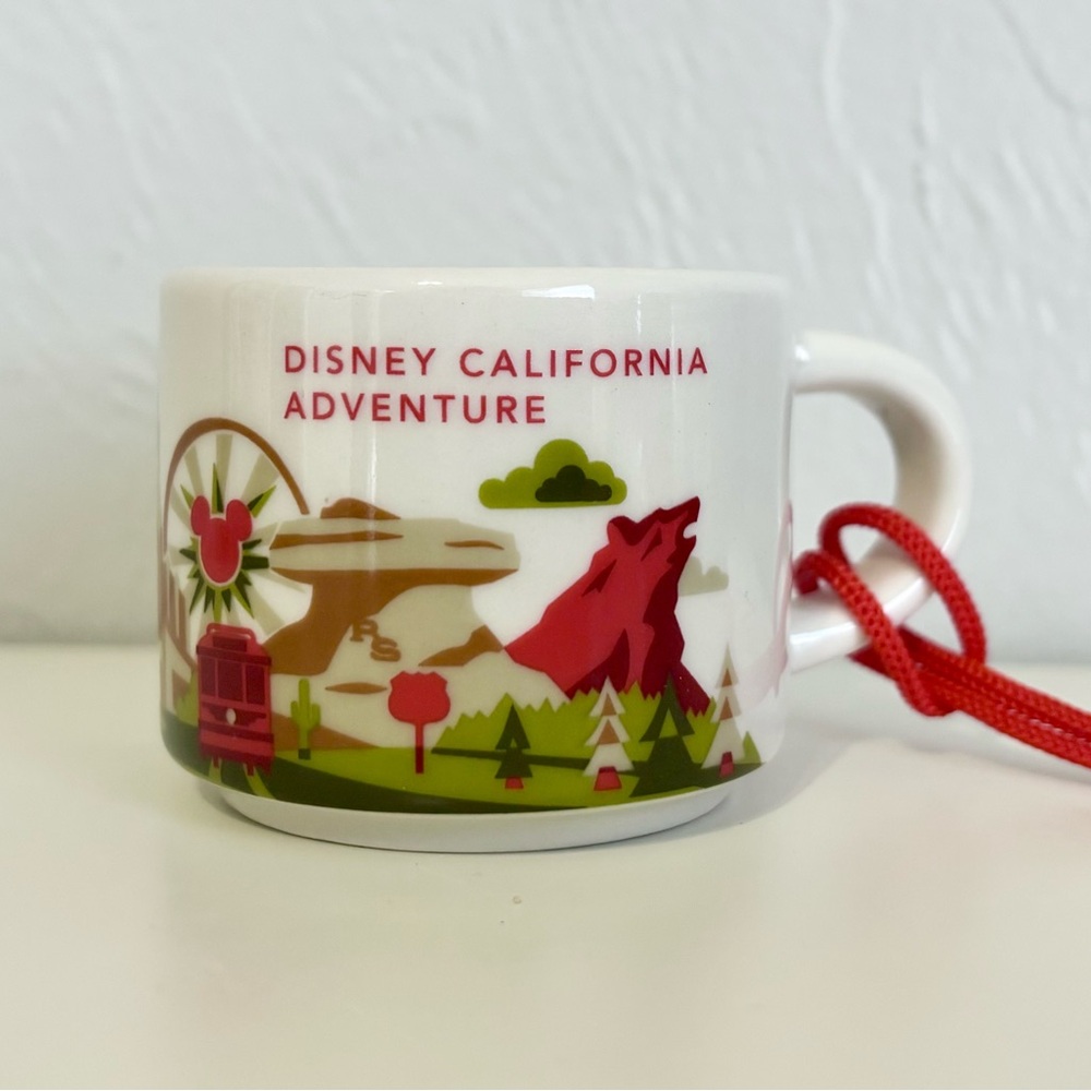 Starbucks Disney California Adventure You Are Here Mug Ornament 2oz YAH